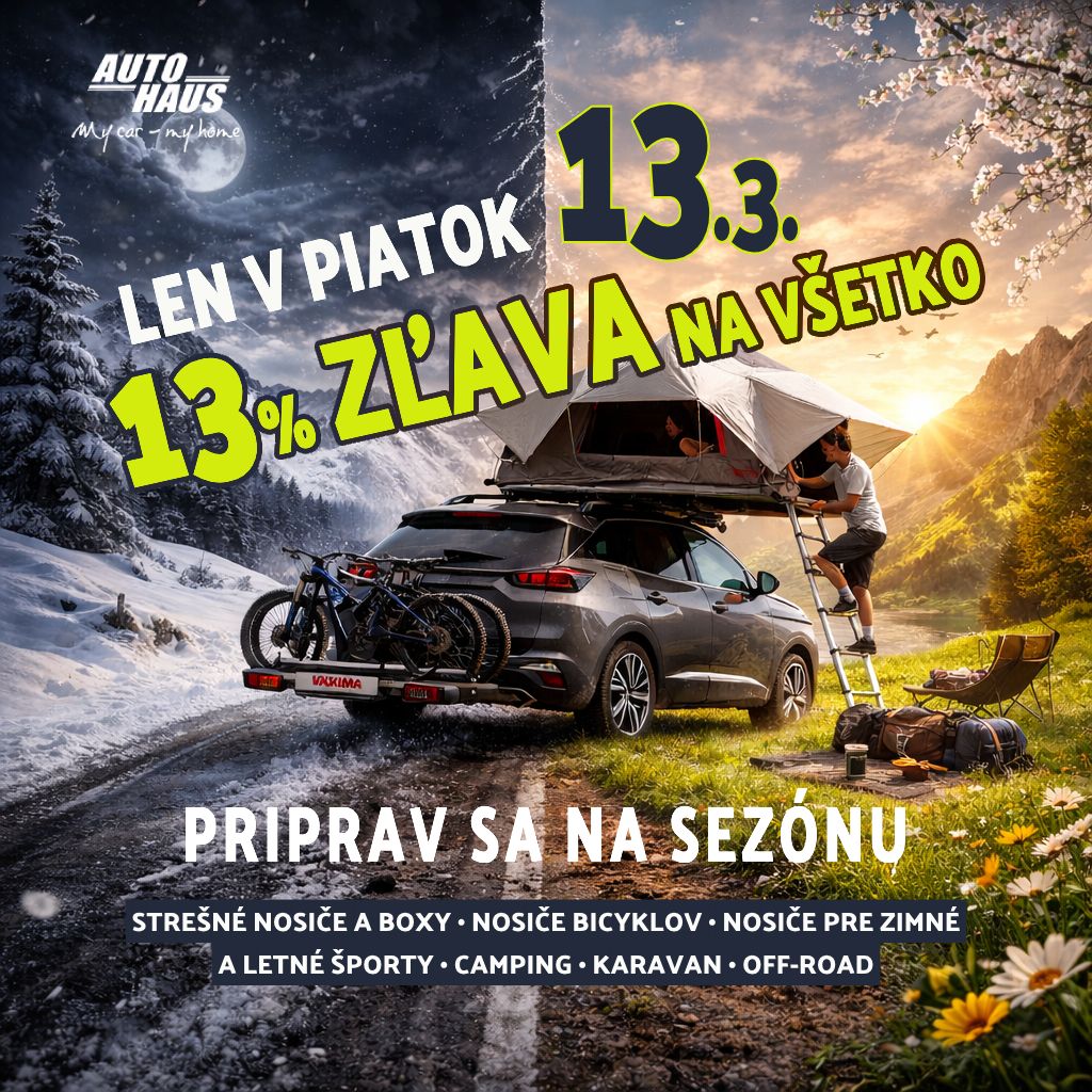 Banner akcia piatok 13 marec